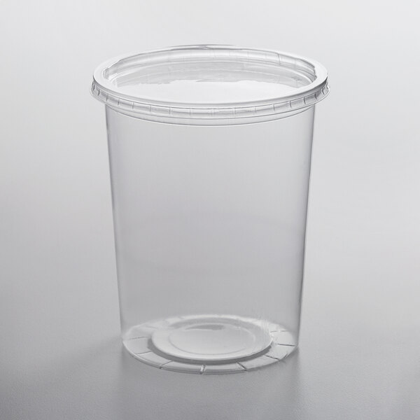 Round Deli Container, 32oz