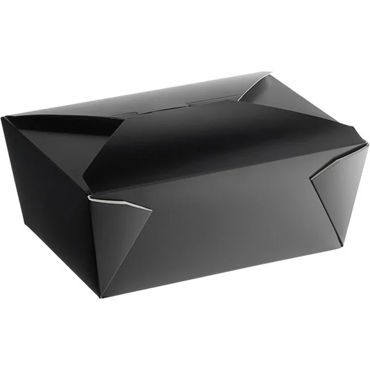 Black Paper To-Go Box